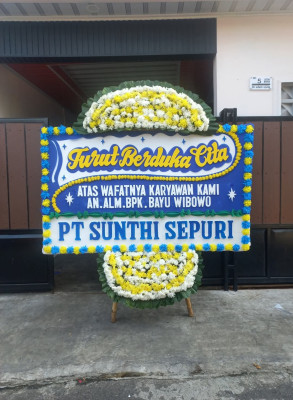 Papan Bunga Duka di Gandasoli