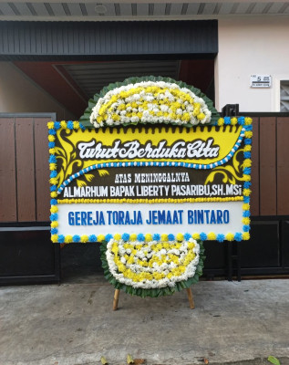 Papan Bunga Duka di Gandasoli